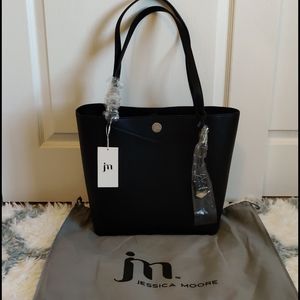 Black Jessica Moore Travel Tote Bag